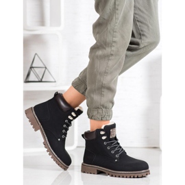 Mckeylor Tramperos negros con piel 2