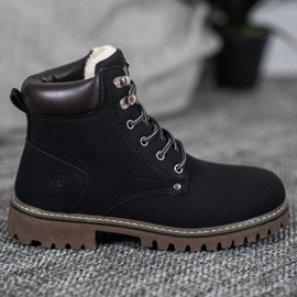 Mckeylor Tramperos negros con piel 4