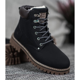 Mckeylor Tramperos negros con piel 5
