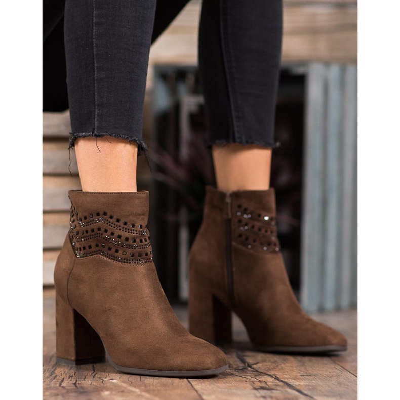 Kylie Botas marrones elegantes marrón 1