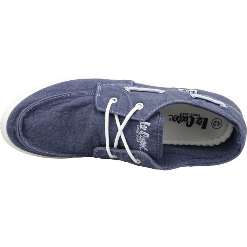 Zapatos Lee Cooper Master X-03 M LCW-19-530-091 azul marino 2