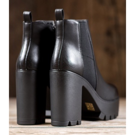 Seastar Botas de moda en la plataforma negro 1 Seastar Botas de moda en la plataforma negro 1