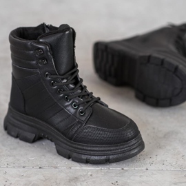 SHELOVET Zapatos negros de moda 3