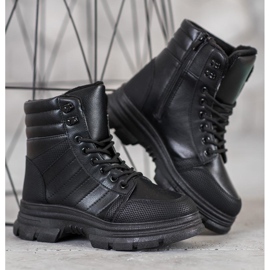 SHELOVET Zapatos negros de moda 4