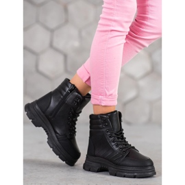 SHELOVET Zapatos negros de moda 5