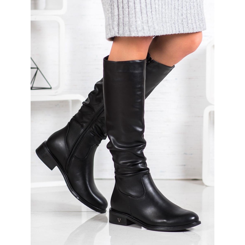 Botas VINCEZA clásicas negro 1