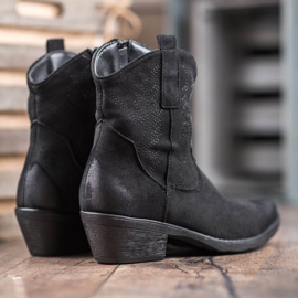 Seastar Botas de vaquero calientes con tacones altos negro 3