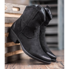 Seastar Botas de vaquero calientes con tacones altos negro 4