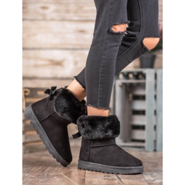 SHELOVET Mukluki con piel negro 3