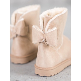 SHELOVET Mukluki beige con lazo 1