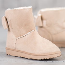 SHELOVET Mukluki beige con lazo 5