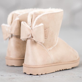 SHELOVET Mukluki beige con lazo 6