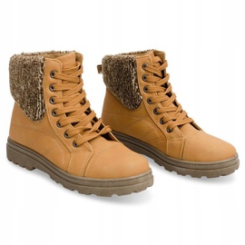 Botas de madera con piel de oveja 368 Camel marrón 1 Botas de madera con piel de oveja 368 Camel marrón 1