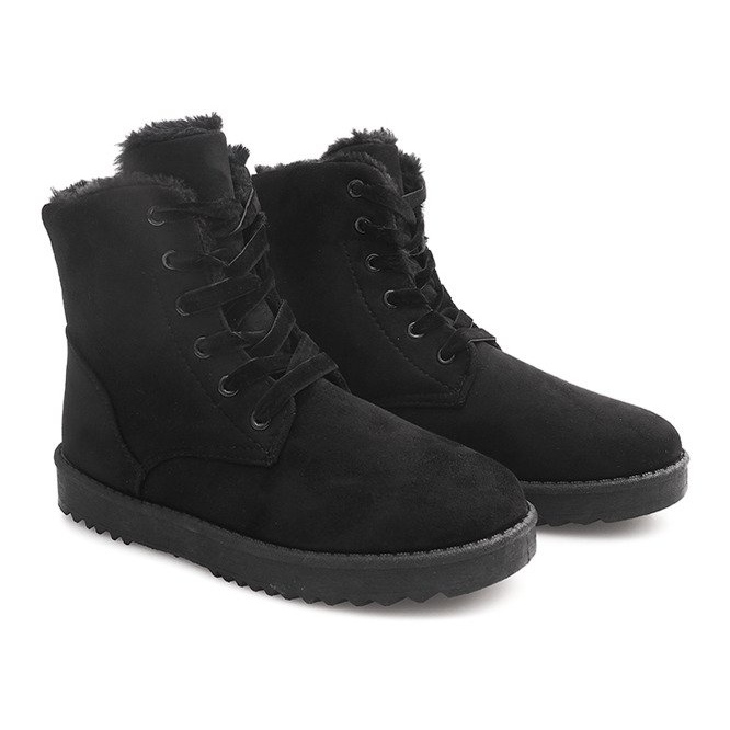 Inuit con cordones A302 Black negro 1