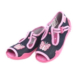Calzado infantil befado 213P112 rosado gris multicolor 3