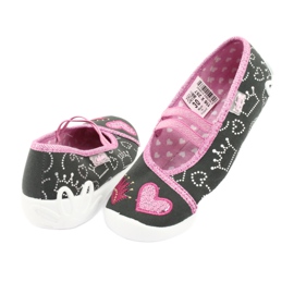 Calzado infantil befado 116X257 rosado gris 5