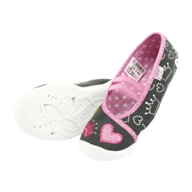 Calzado infantil befado 116X257 rosado gris 6