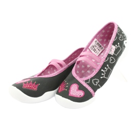 Calzado infantil befado 116X257 rosado gris 4