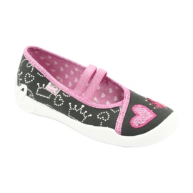 Calzado infantil befado 116X257 rosado gris 1