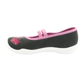 Calzado infantil befado 116X257 rosado gris 2