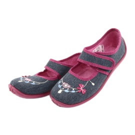 Calzado infantil befado 945Y289 azul marino multicolor rosado 2