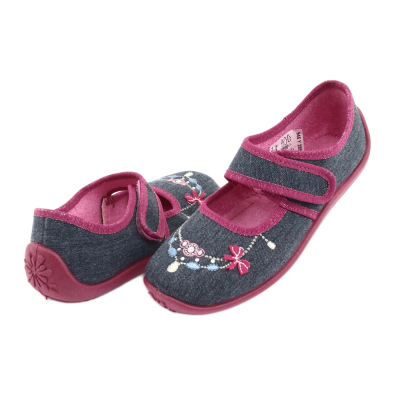 Calzado infantil befado 945Y289 azul marino multicolor rosa 3