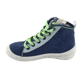 Calzado infantil Befado ligero 547X002 azul marino gris verde 2