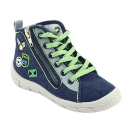 Calzado infantil Befado ligero 547X002 azul marino gris verde 1