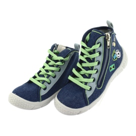 Calzado infantil Befado ligero 547X002 azul marino gris verde 3