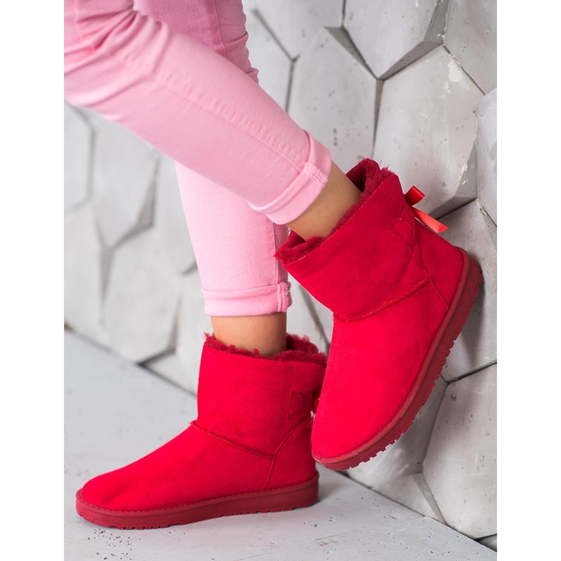 Haver Mukluki cómodo rojo 1