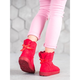 Haver Mukluki cómodo rojo 7