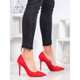 R'S Tacones de ante rojo 1 R'S Tacones de ante rojo 1