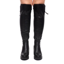 Boots On Heel ES8515 Negro 2 Boots On Heel ES8515 Negro 2