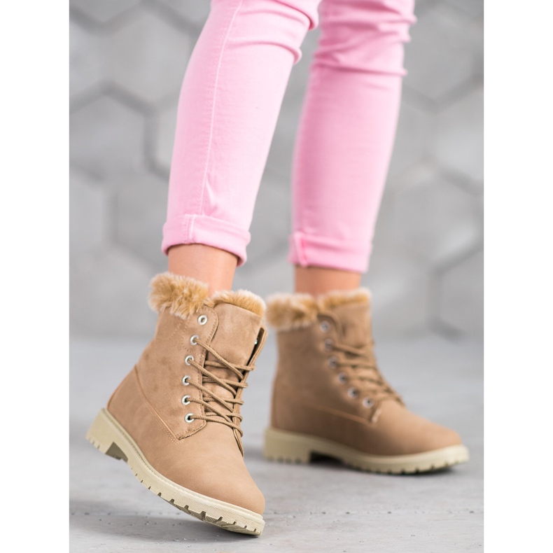 SHELOVET Tramperos cómodos marrón 2 SHELOVET Tramperos cómodos marrón 2