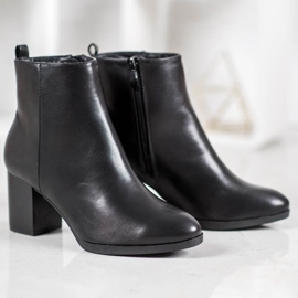 Weide Botas cómodas en un poste negro 2