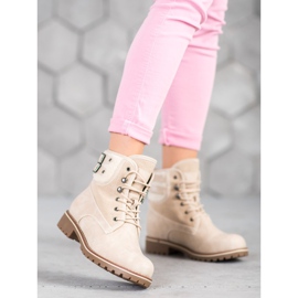 SDS Tramperos textiles con piel de oveja beige 2 SDS Tramperos textiles con piel de oveja beige 2