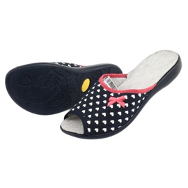 Zapatos mujer befado corazones pu 254D099 blanco rojo azul marino 4