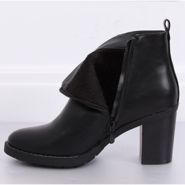 Botas negras de tacón BM-9077 Black negro 5