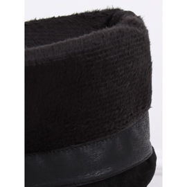Botines negros de tacón bajo G-279 Black 2
