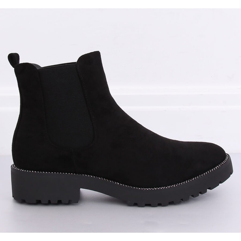 Botines Chelsea negros para mujer 7683-PA Negro 2
