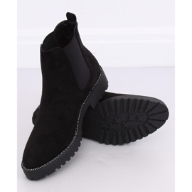 Botines Chelsea negros para mujer 7683-PA Negro 5