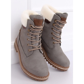 Botas de madera grises para mujer 185-PA Gris 3