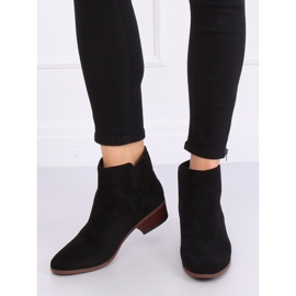 Botines Chelsea de ante negros 7967-PA Negro 3
