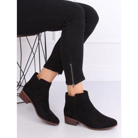 Botines Chelsea de ante negros 7967-PA Negro 2
