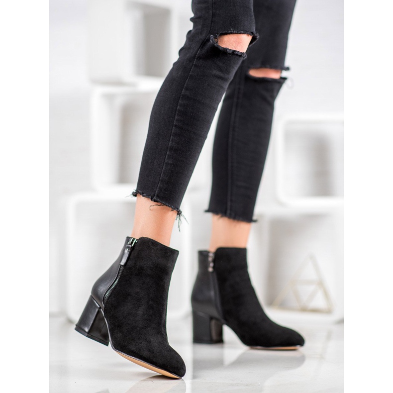 SHELOVET Botas elegantes negro 1