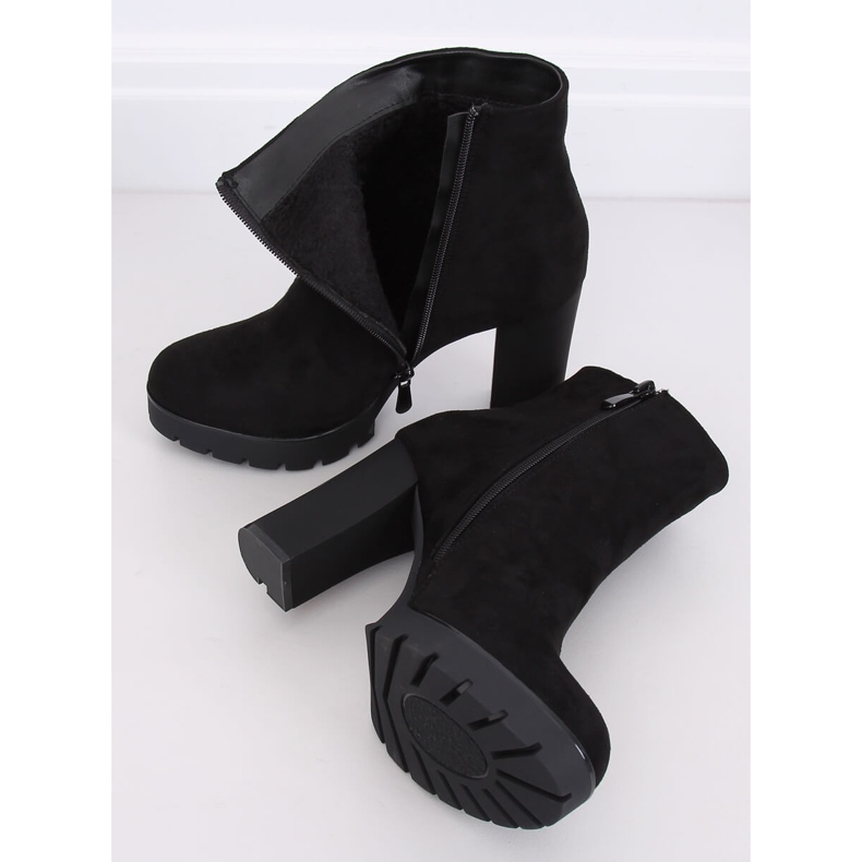 Botas negras de tacón 1033-GA Black negro 2 Botas negras de tacón 1033-GA Black negro 2