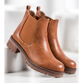 SDS Botines Chelsea marrones marrón 2