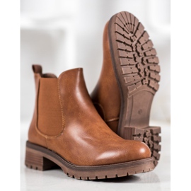 SDS Botines Chelsea marrones marrón 4