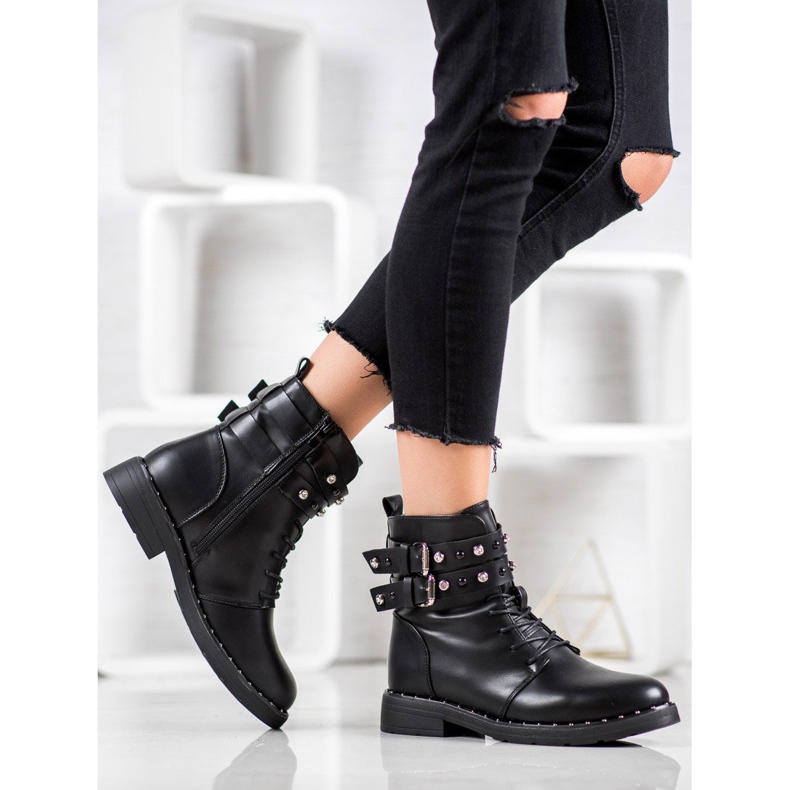 SDS Trabajadores con zirconia cúbica negro 1