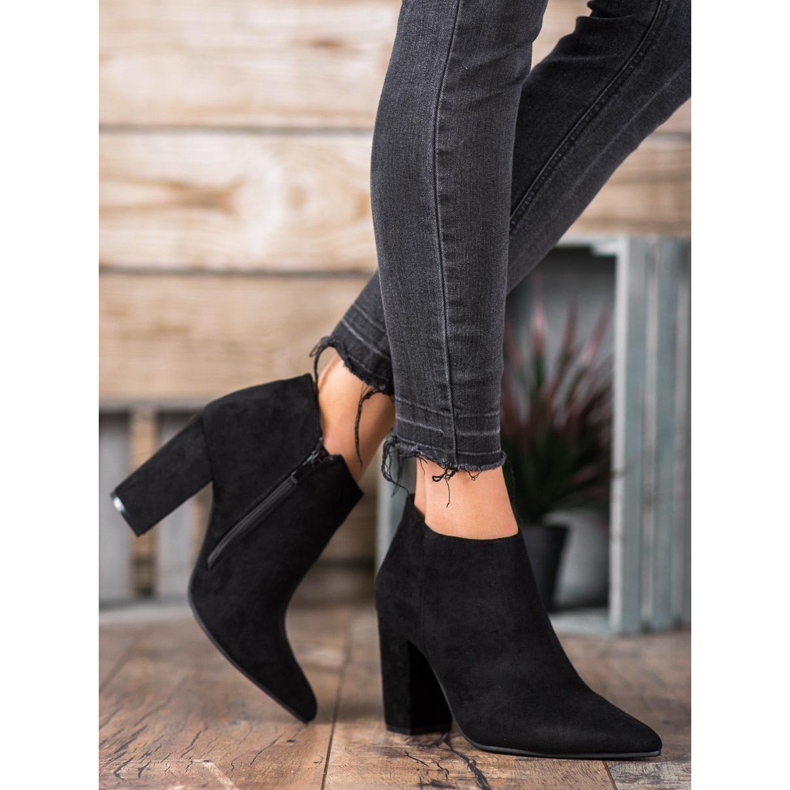 Marquiz Botas sexy con cremallera negro 1